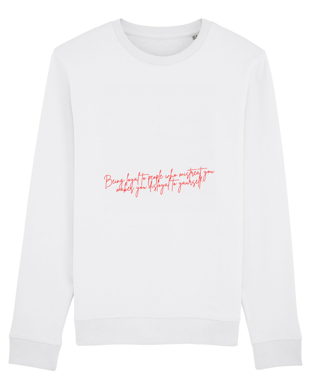 Bluză mânecă lungă Unisex Rise White
