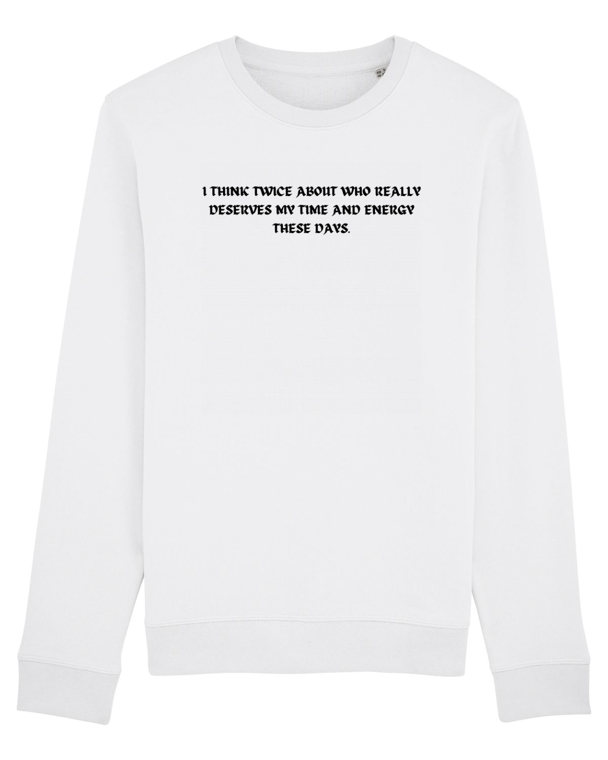 Bluză mânecă lungă Unisex Rise White