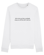 ain t no love out there... Bluză mânecă lungă Unisex Rise