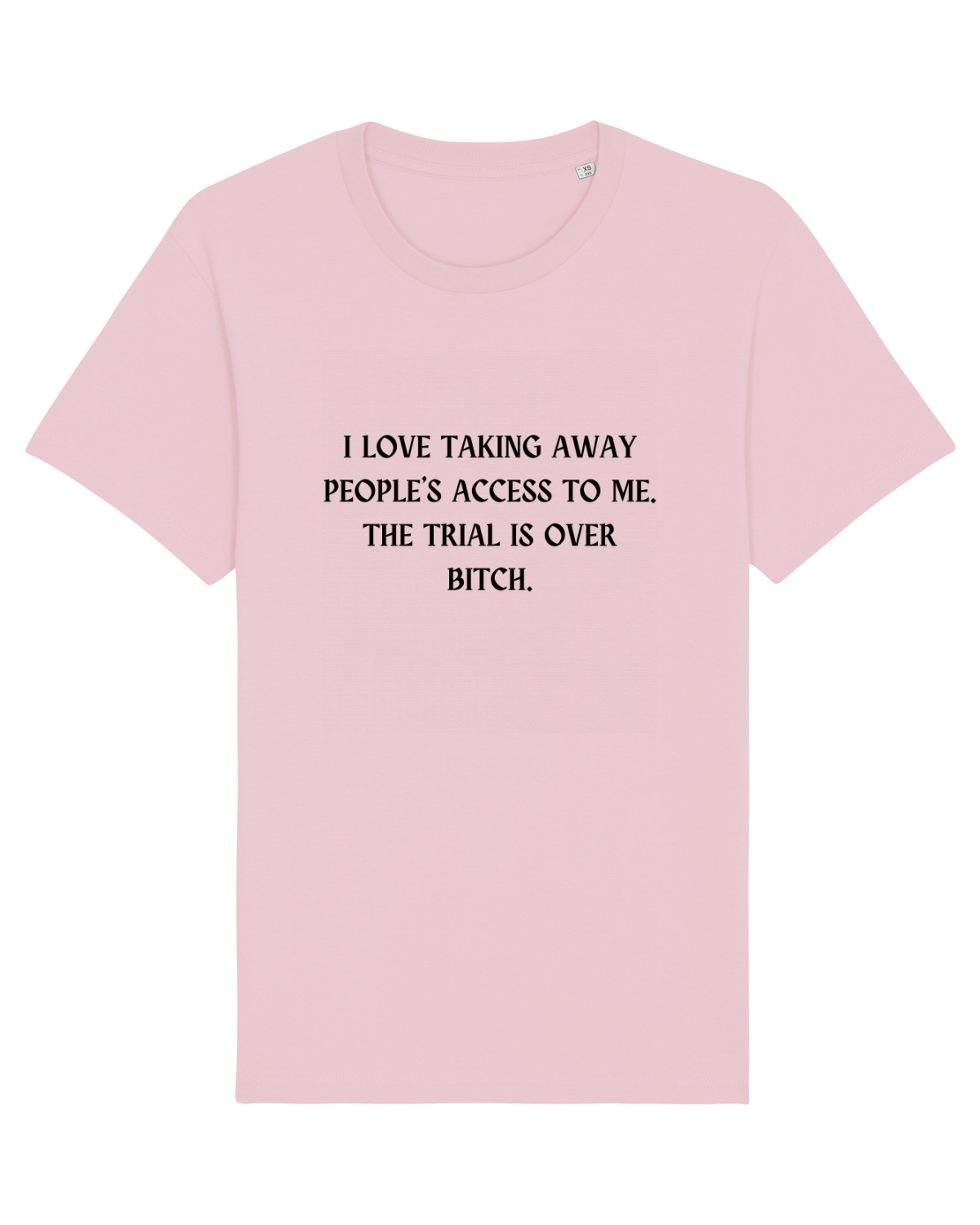 Tricou mânecă scurtă Unisex Rocker Cotton Pink