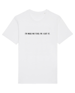 i d miss me too fr i get it Tricou mânecă scurtă Unisex Rocker