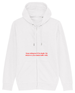 stop asking Hanorac cu fermoar Unisex Connector