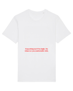stop asking Tricou mânecă scurtă Unisex Rocker