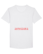 stop asking Tricou mânecă scurtă guler larg Bărbat Skater