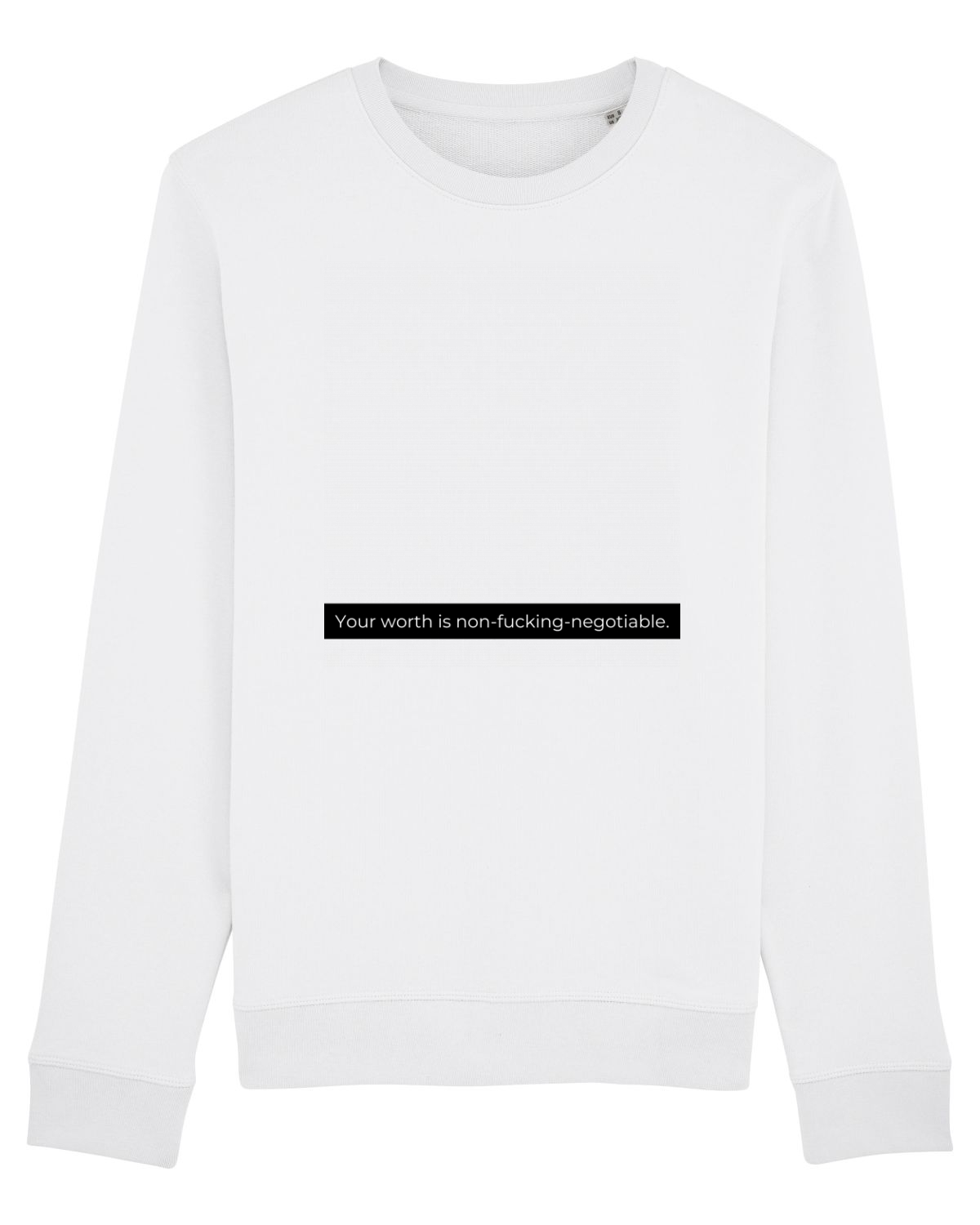 Bluză mânecă lungă Unisex Rise White