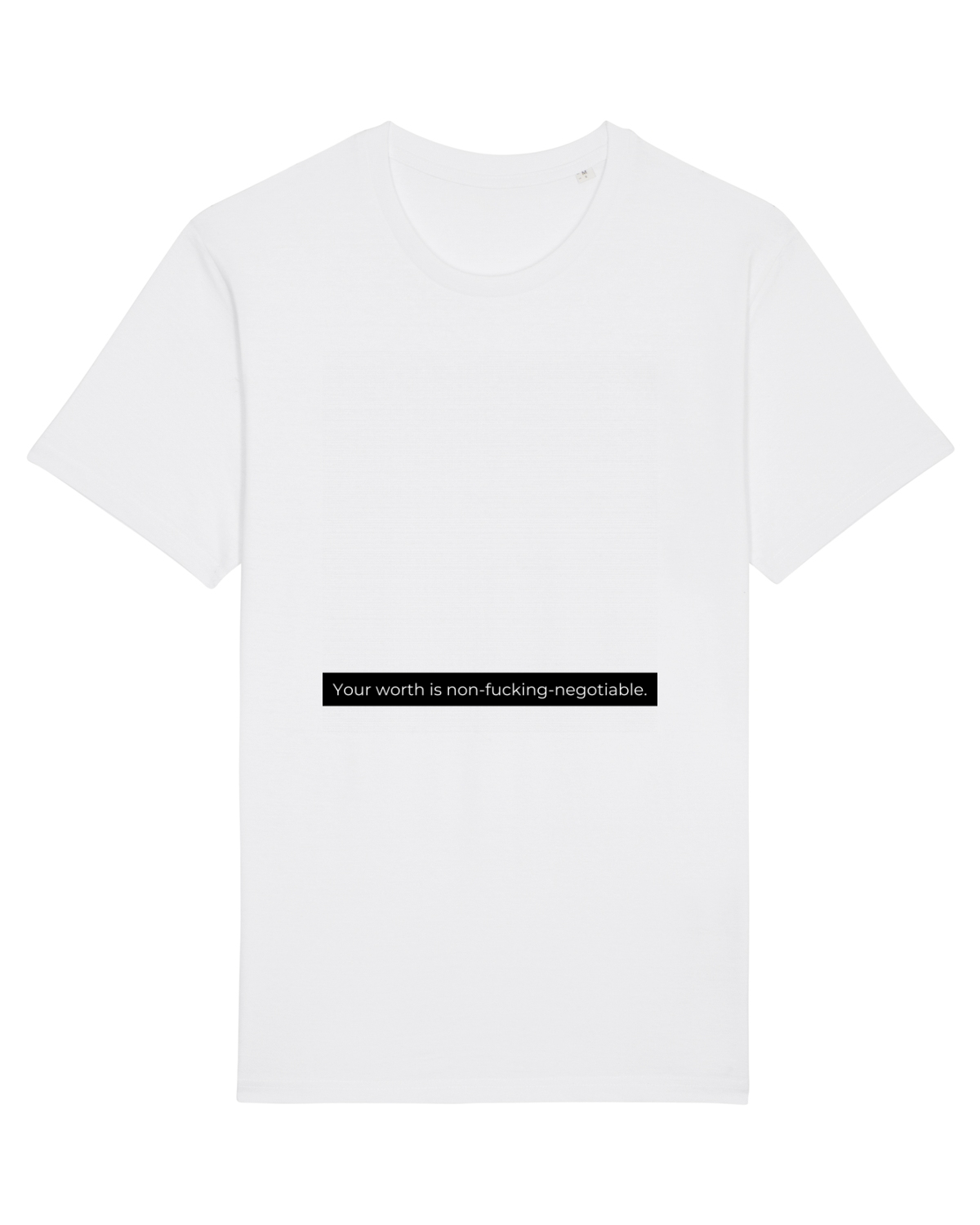 Tricou mânecă scurtă Unisex Rocker White