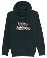 Merry Christmas Retro Style Hanorac cu fermoar Unisex Connector