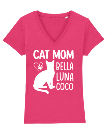 Cat Mom Bella Luna Loco Raspberry
