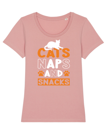 Cats Naps And Snacks Canyon Pink