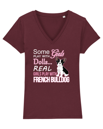 French bulldog Burgundy