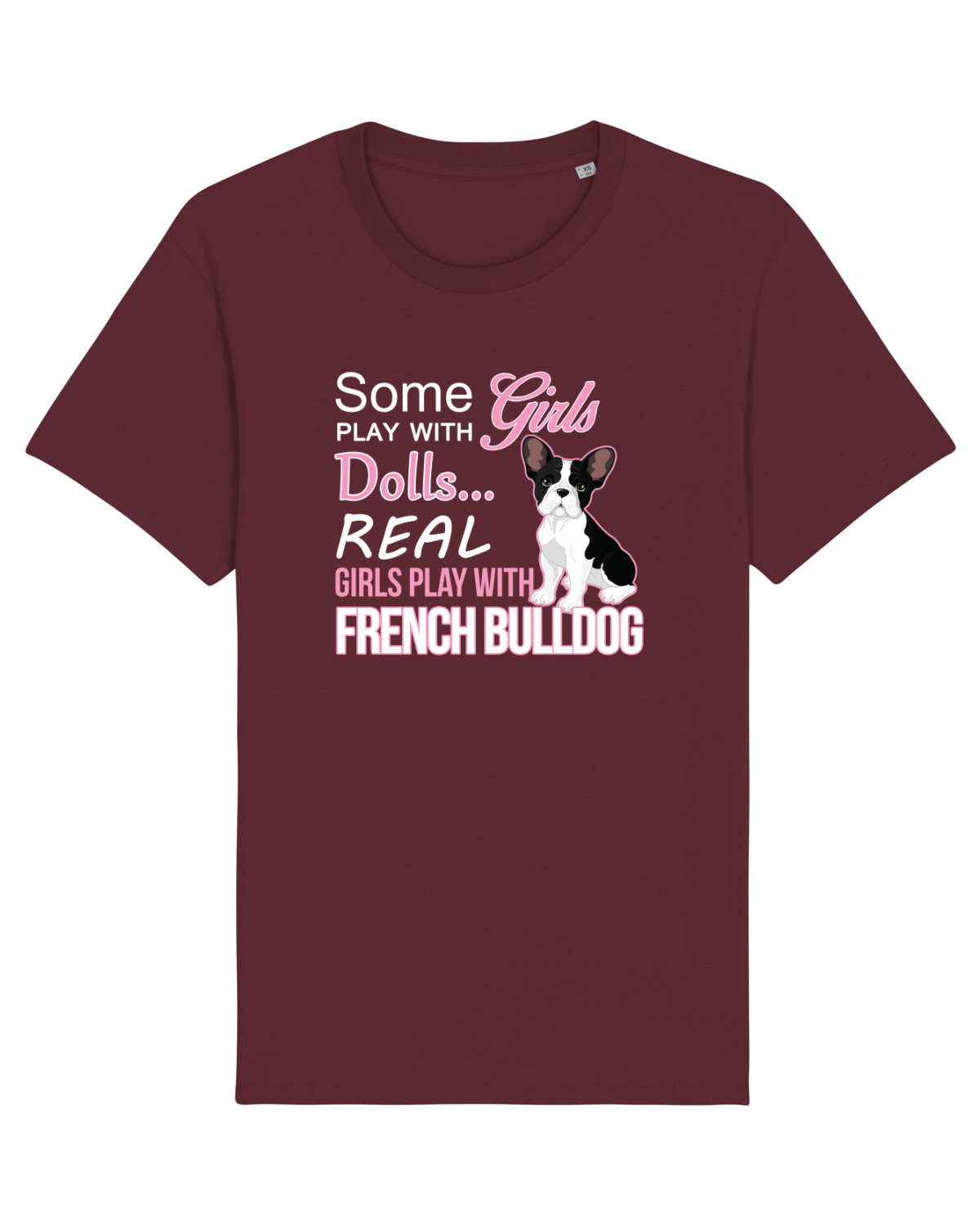 Tricou mânecă scurtă Unisex Rocker Burgundy