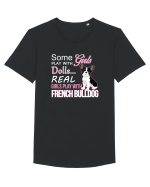 French bulldog Tricou mânecă scurtă guler larg Bărbat Skater
