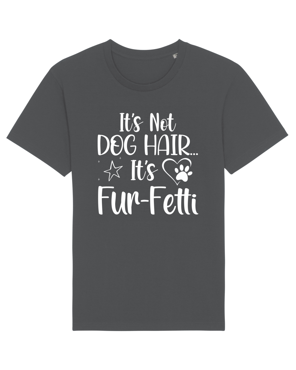 Tricou mânecă scurtă Unisex Rocker Anthracite