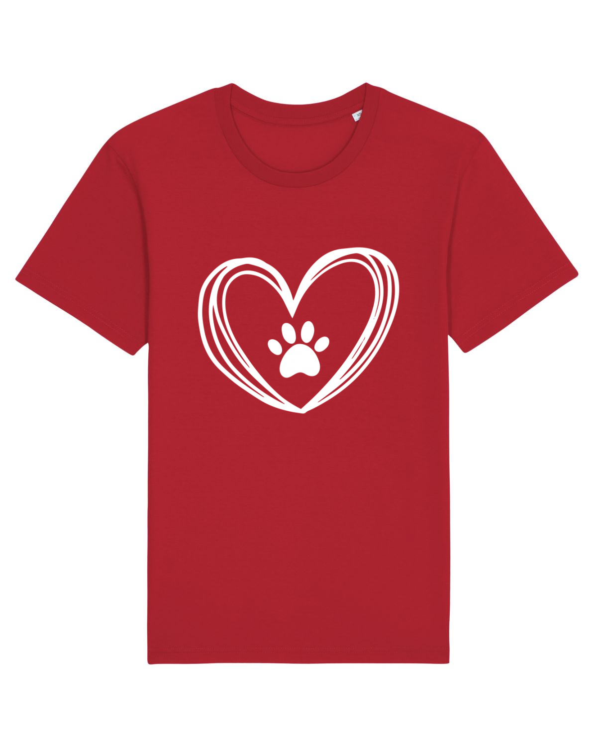 Tricou mânecă scurtă Unisex Rocker Red