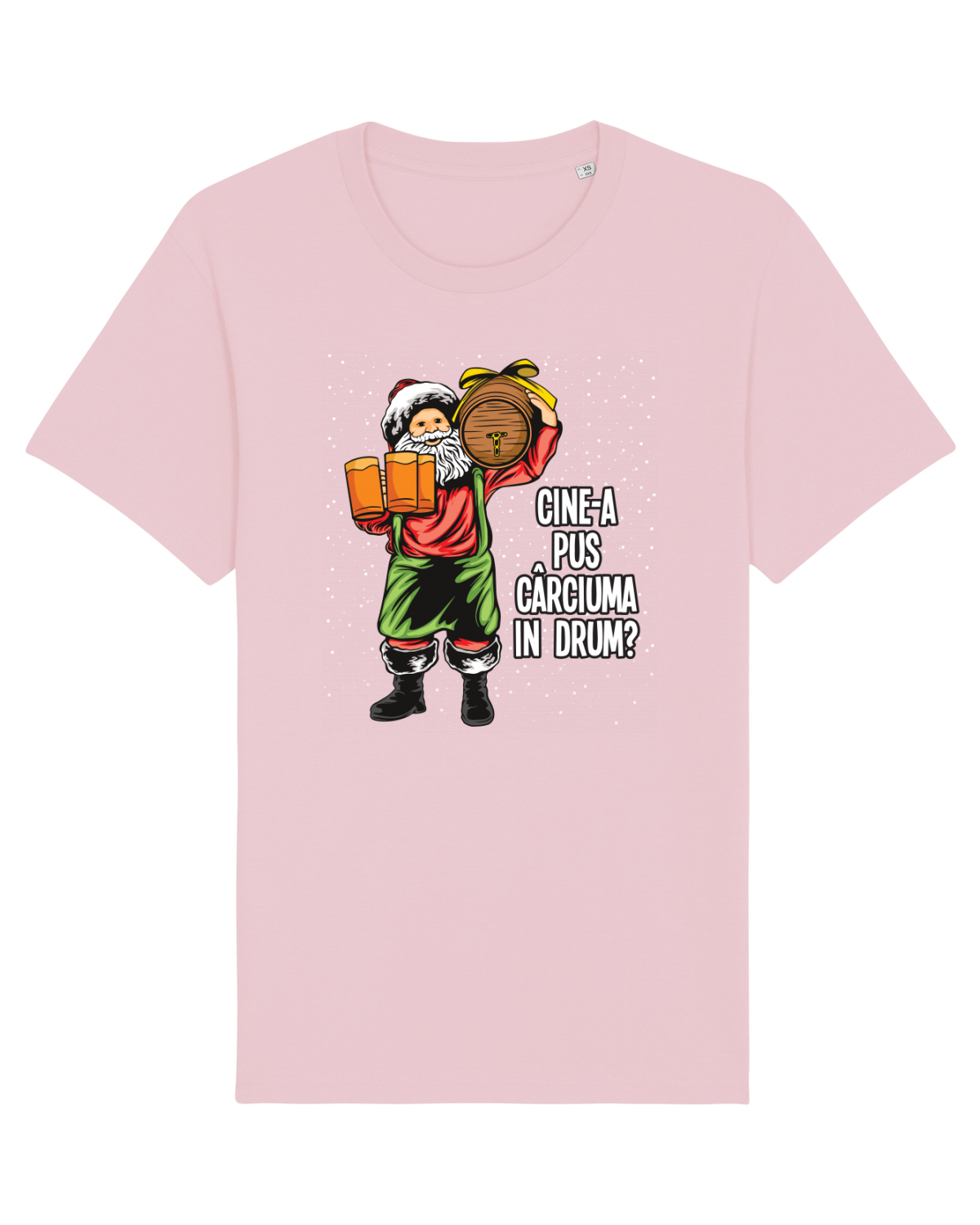 Tricou mânecă scurtă Unisex Rocker Cotton Pink