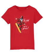 amuzant de Crăciun - La tăți ni-i greu (pe placa) Tricou mânecă scurtă  Copii Mini Creator