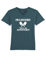 Butcher Tricou mânecă scurtă guler V Bărbat Presenter