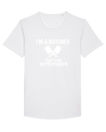 Butcher Tricou mânecă scurtă guler larg Bărbat Skater