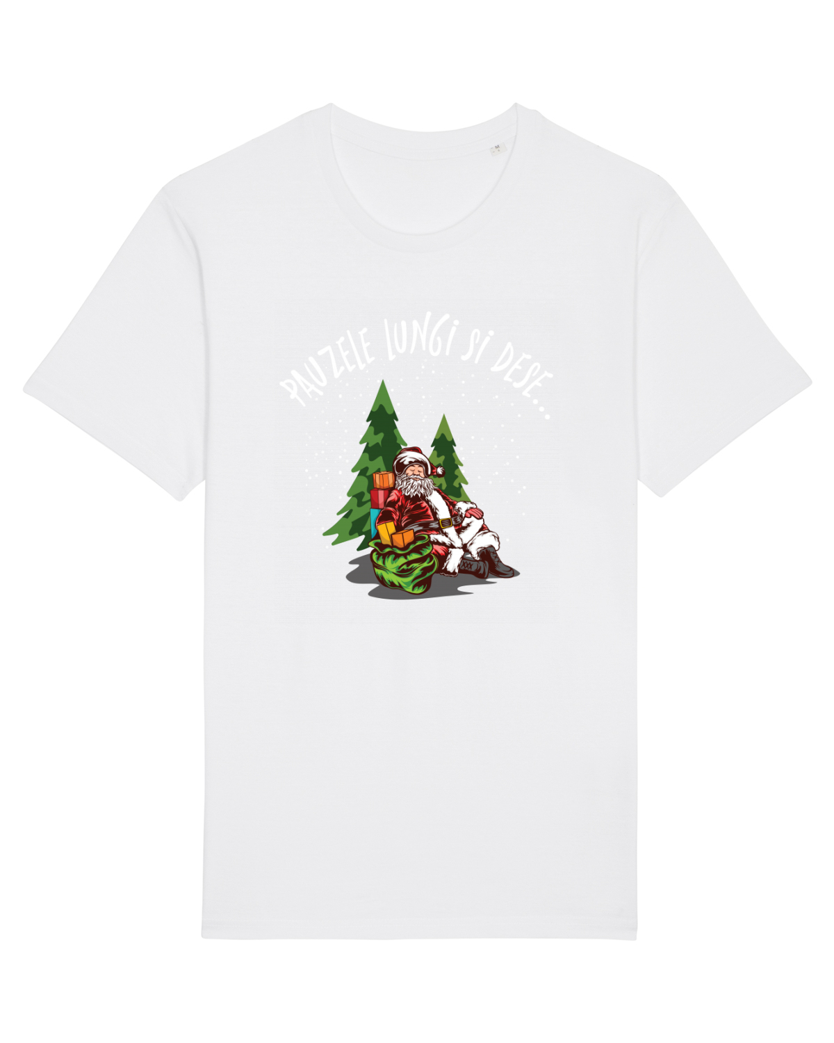 Tricou mânecă scurtă Unisex Rocker White