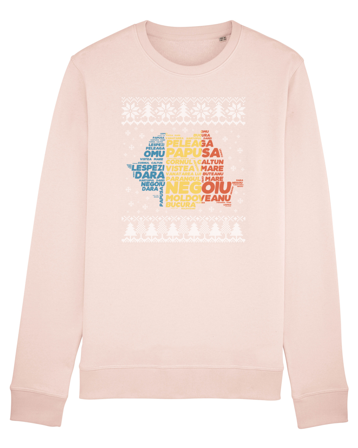 Bluză mânecă lungă Unisex Rise Candy Pink