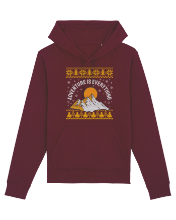 Adventure is everything - editie de sarbatori Burgundy
