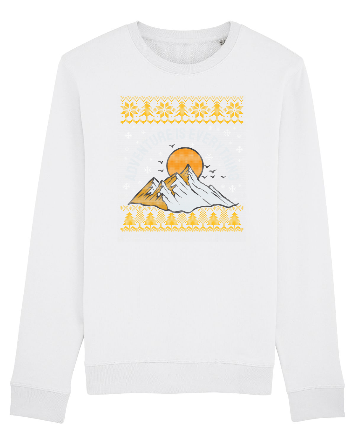Bluză mânecă lungă Unisex Rise White