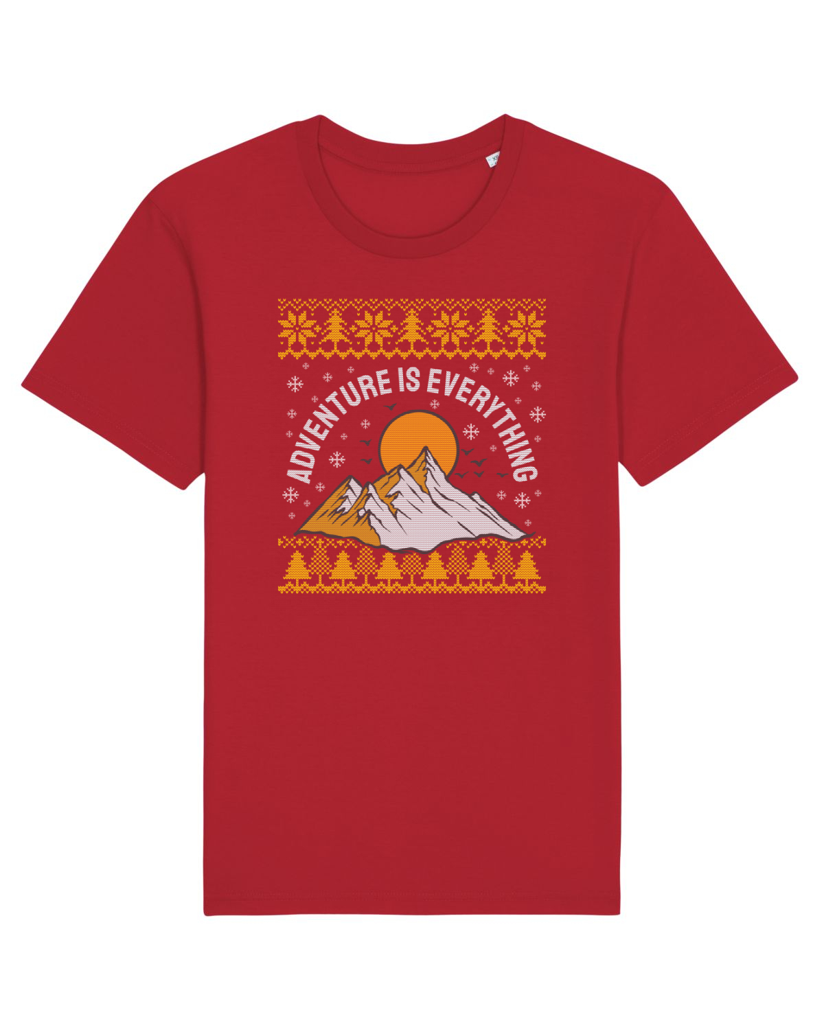 Tricou mânecă scurtă Unisex Rocker Red