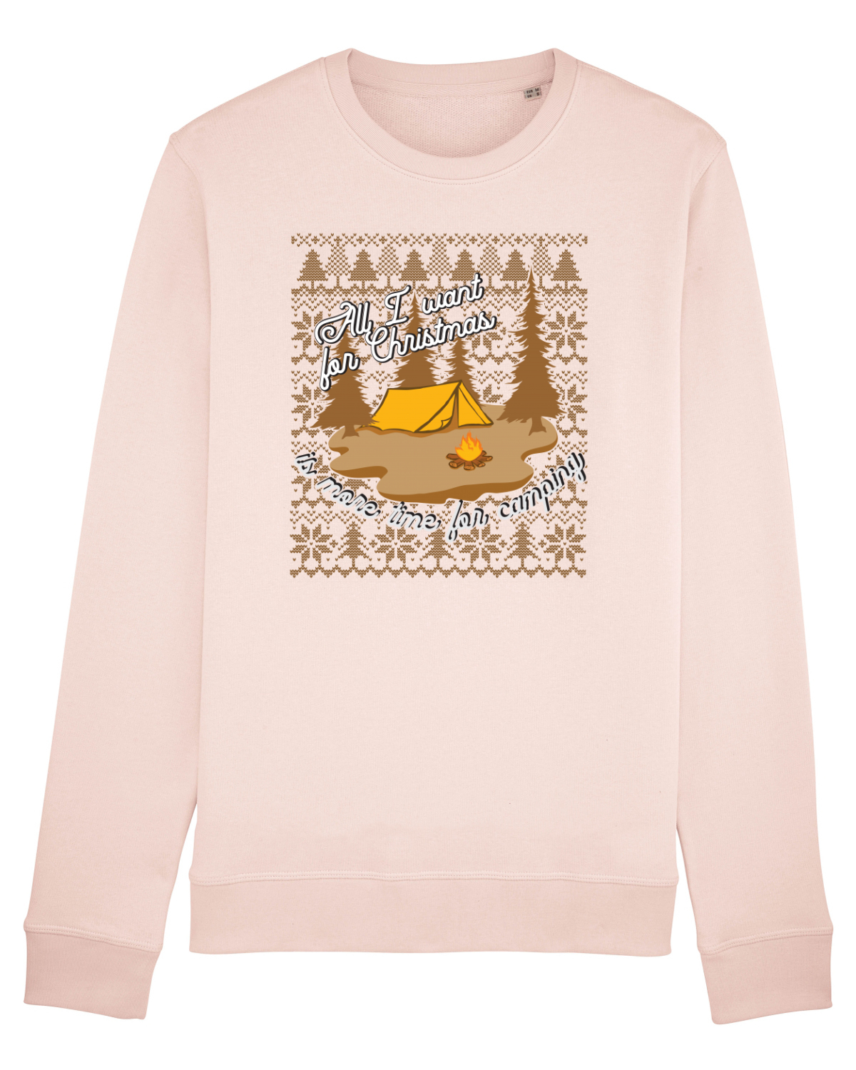 Bluză mânecă lungă Unisex Rise Candy Pink