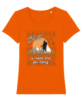 All I want for Christmas is more time for hiking Bright Orange
