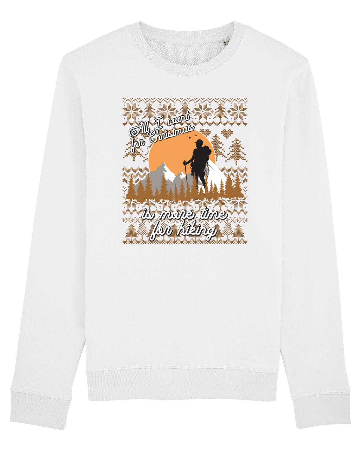 Bluză mânecă lungă Unisex Rise White