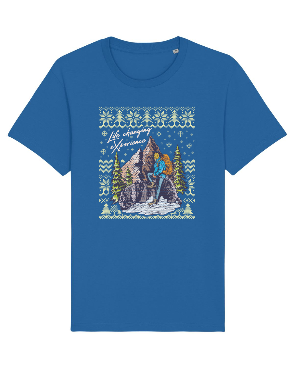 Tricou mânecă scurtă Unisex Rocker Royal Blue