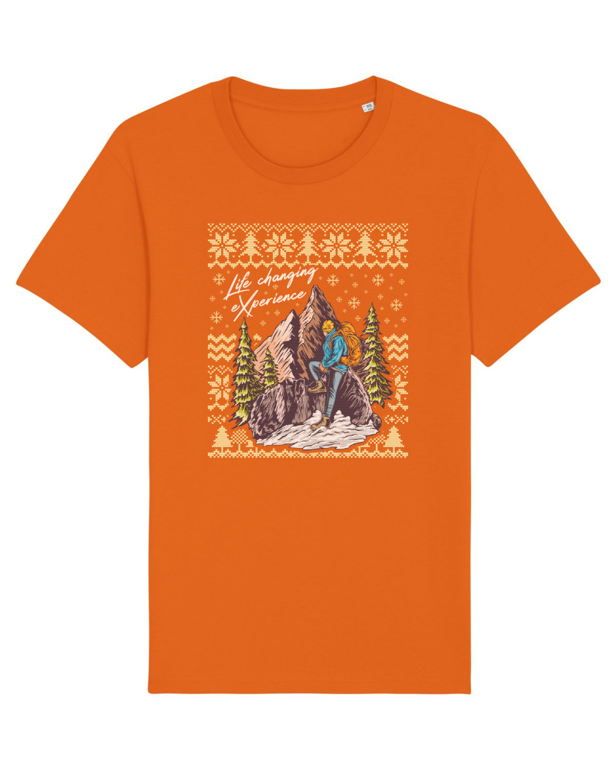Tricou mânecă scurtă Unisex Rocker Bright Orange