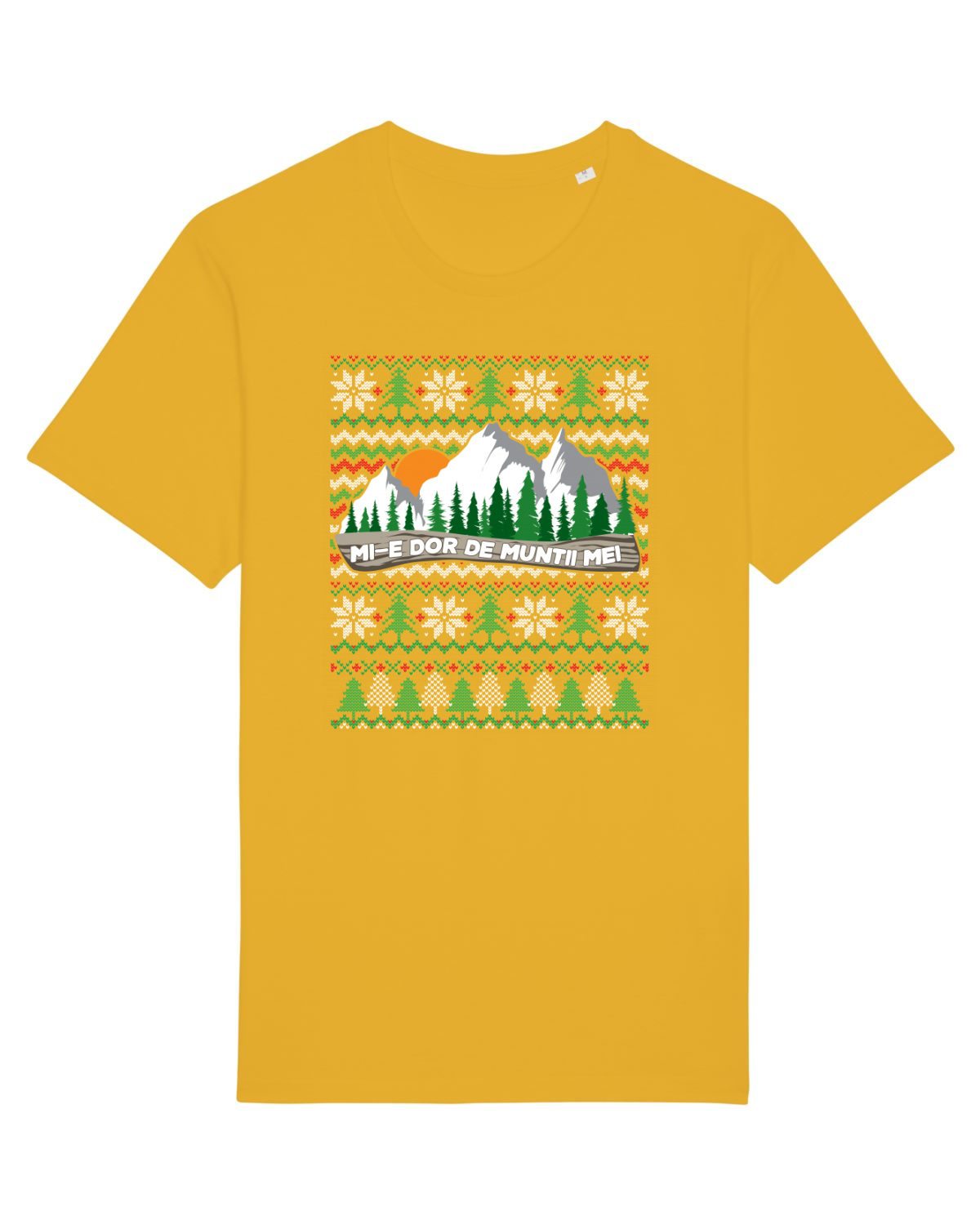 Tricou mânecă scurtă Unisex Rocker Spectra Yellow