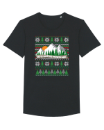 Mi-e dor de munții mei - ediție de sărbători Tricou mânecă scurtă guler larg Bărbat Skater