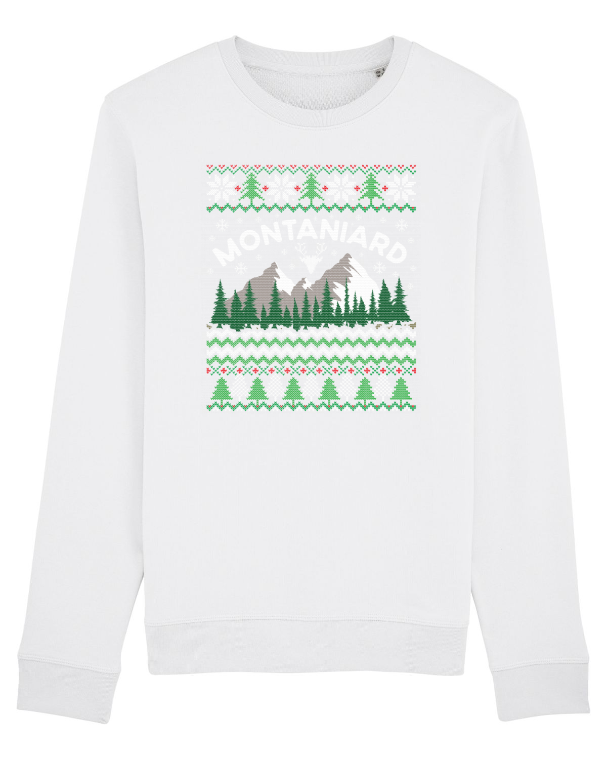Bluză mânecă lungă Unisex Rise White