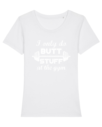 Butt stuff at the gym. White