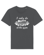 Butt stuff at the gym. Tricou mânecă scurtă Unisex Rocker