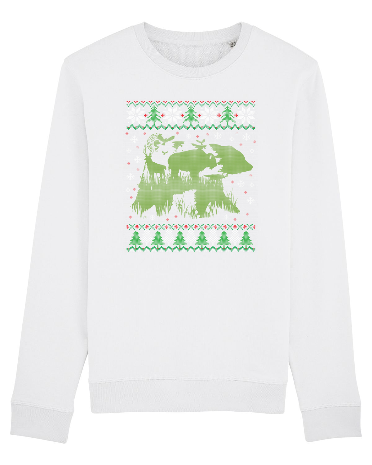 Bluză mânecă lungă Unisex Rise White