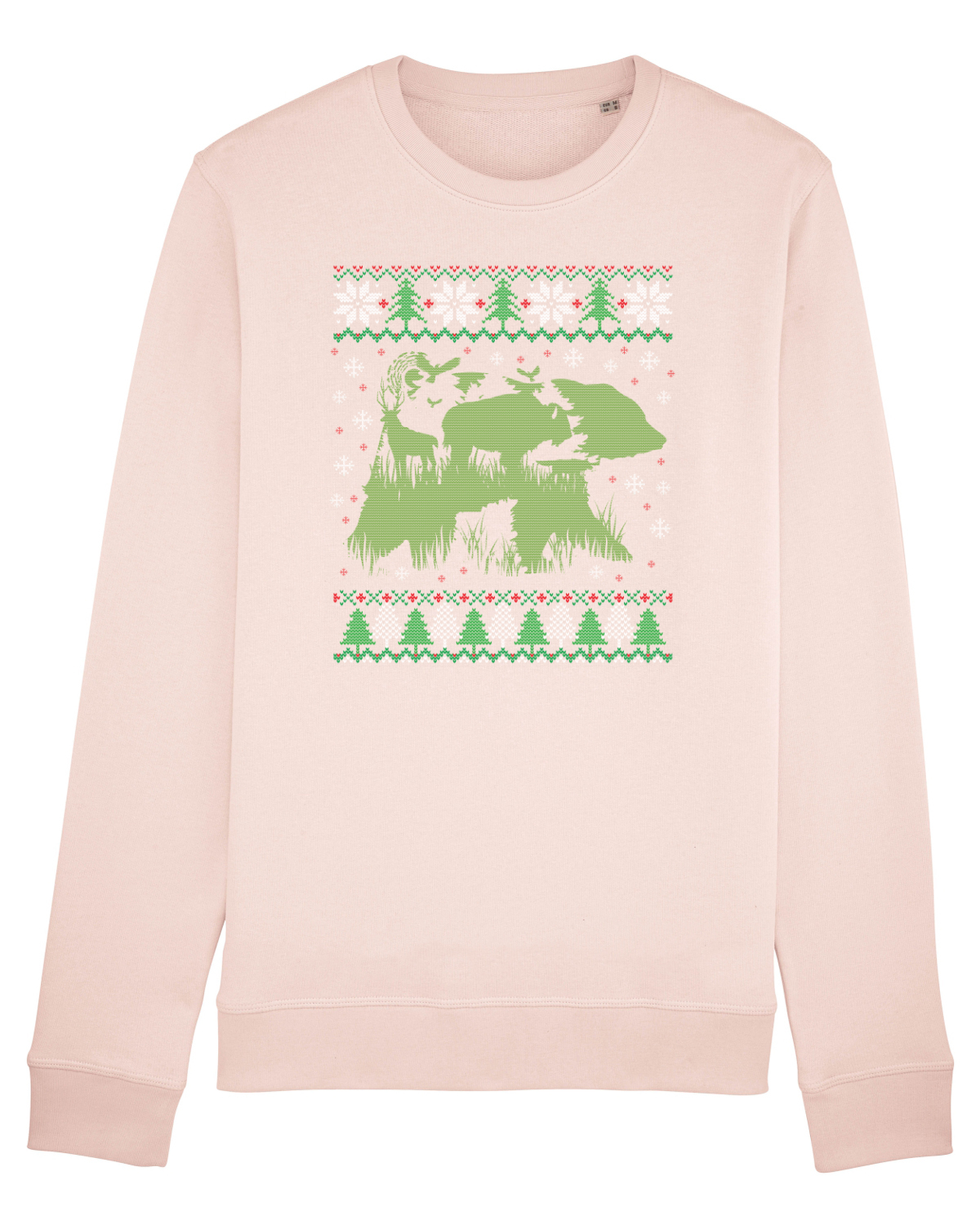 Bluză mânecă lungă Unisex Rise Candy Pink