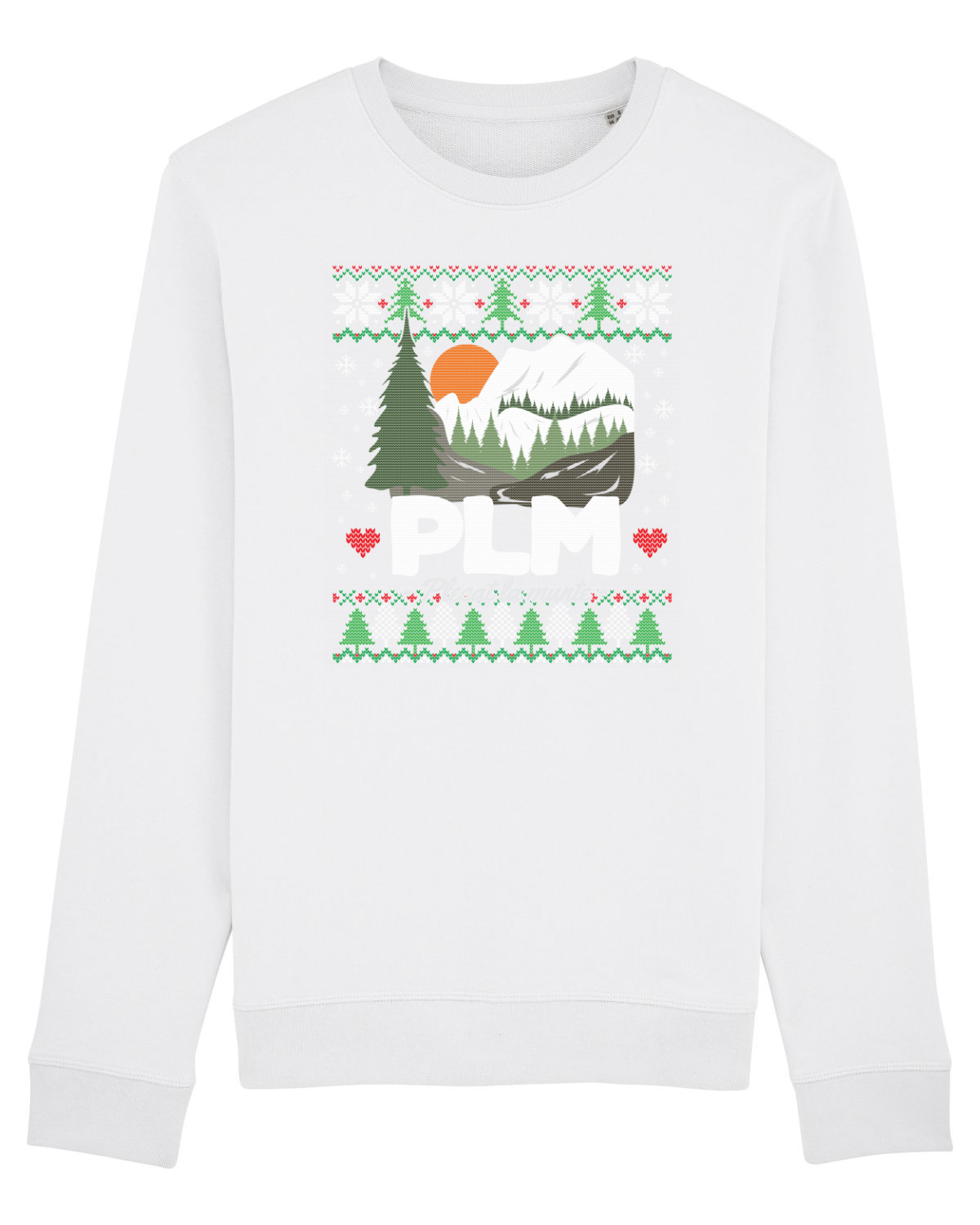 Bluză mânecă lungă Unisex Rise White