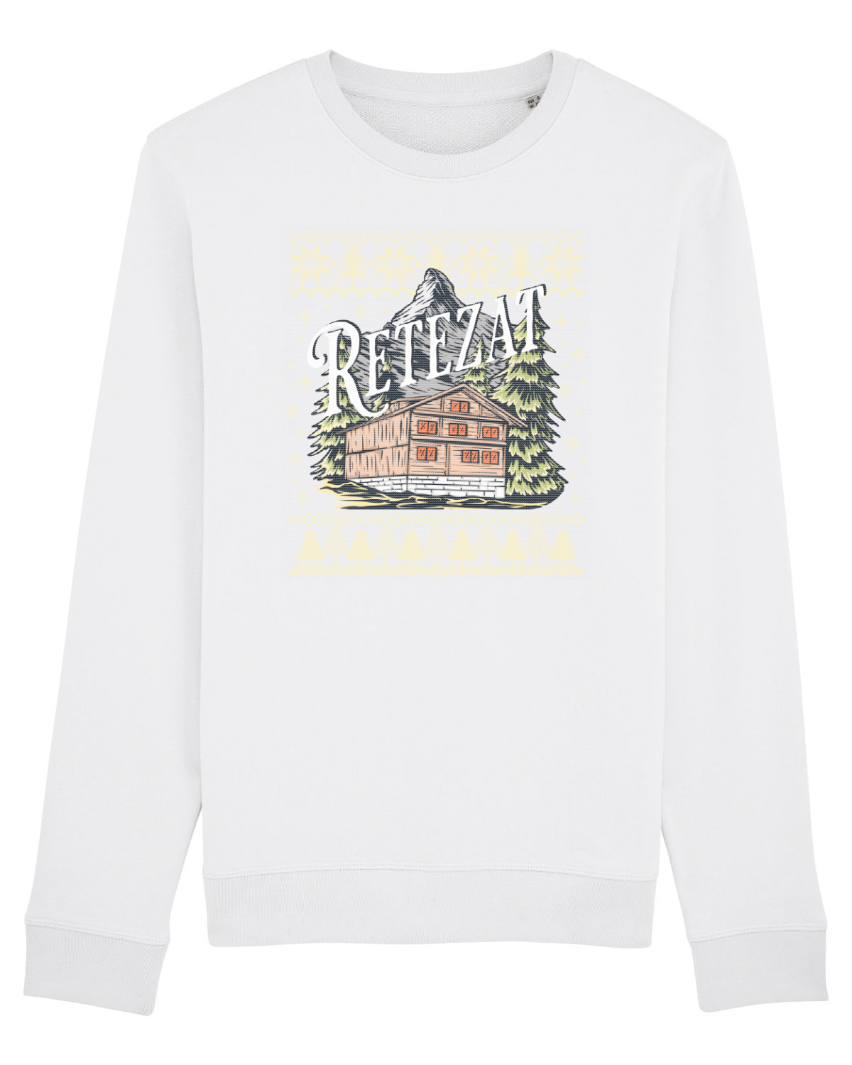 Bluză mânecă lungă Unisex Rise White