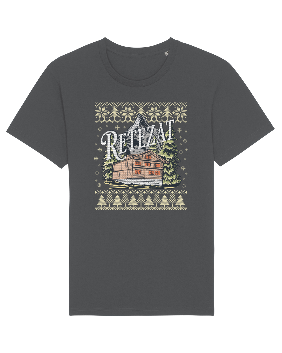 Tricou mânecă scurtă Unisex Rocker Anthracite