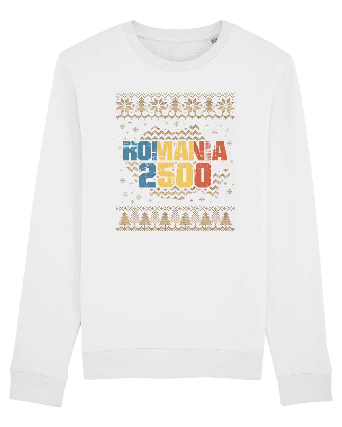 Bluză mânecă lungă Unisex Rise White