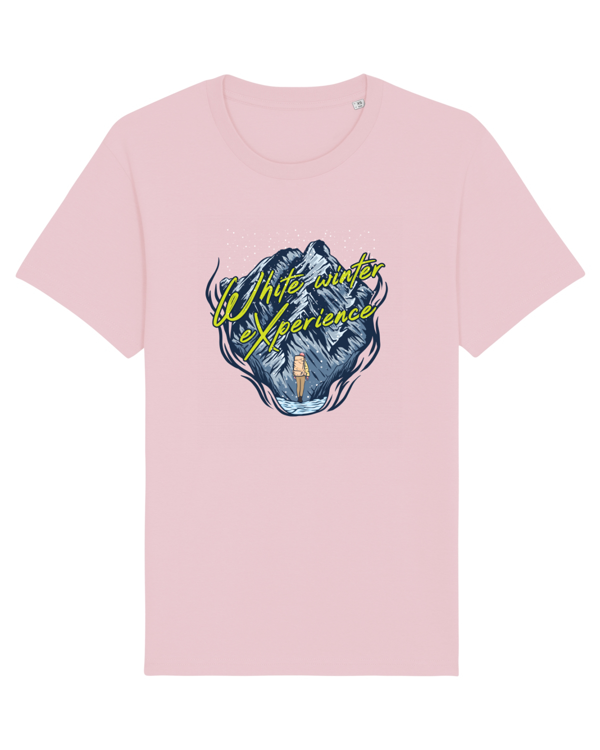 Tricou mânecă scurtă Unisex Rocker Cotton Pink