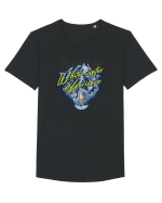 White winter experience Tricou mânecă scurtă guler larg Bărbat Skater