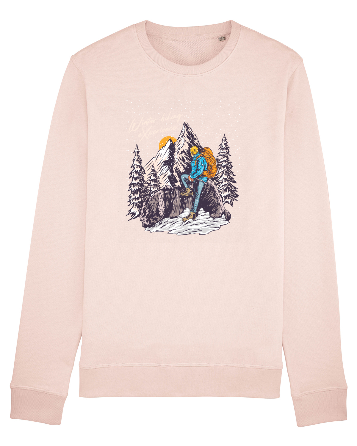 Bluză mânecă lungă Unisex Rise Candy Pink