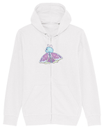 Fluturasi Pentru Copii Cute Butterflies Butterfly Hanorac cu fermoar Unisex Connector