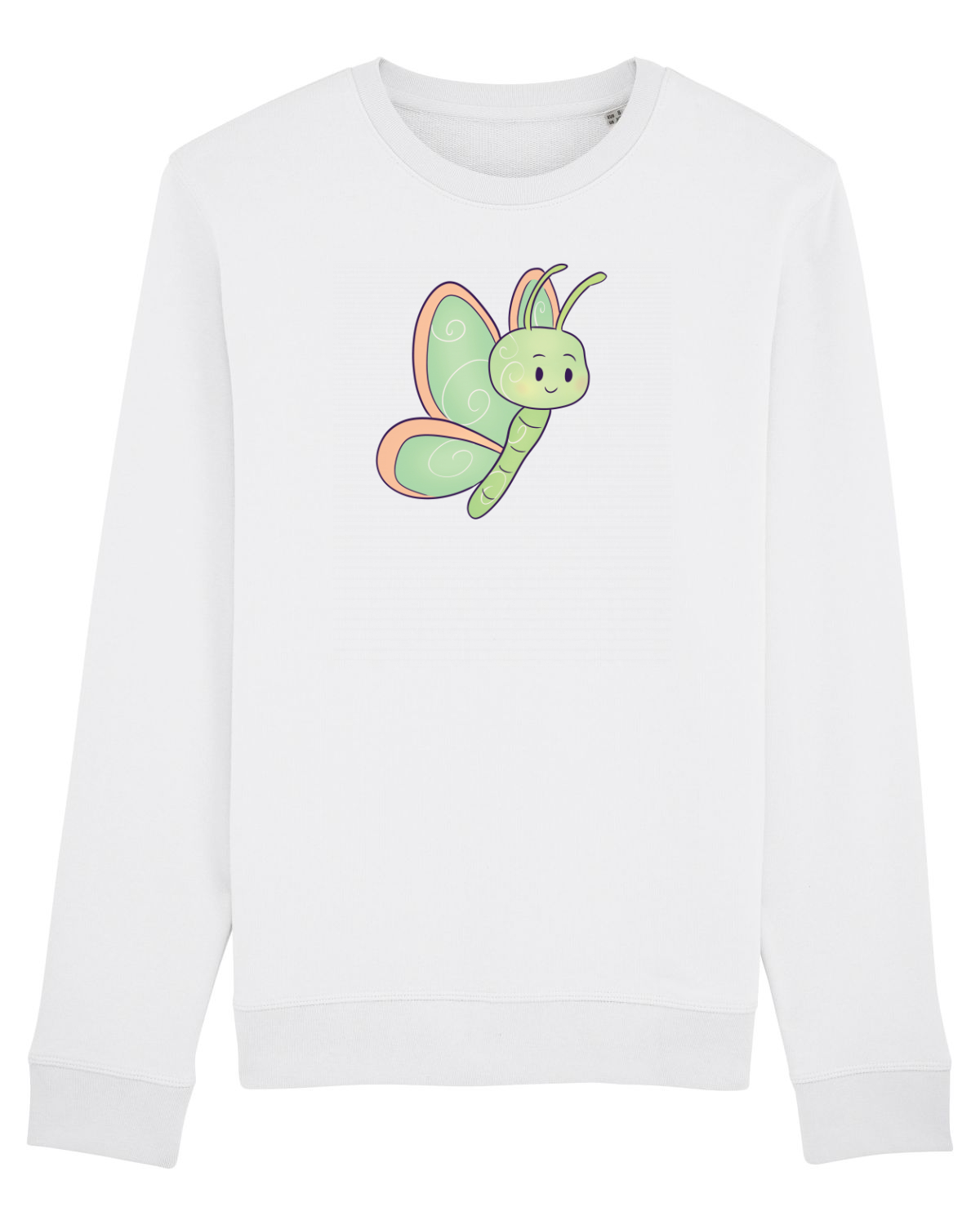 Bluză mânecă lungă Unisex Rise White