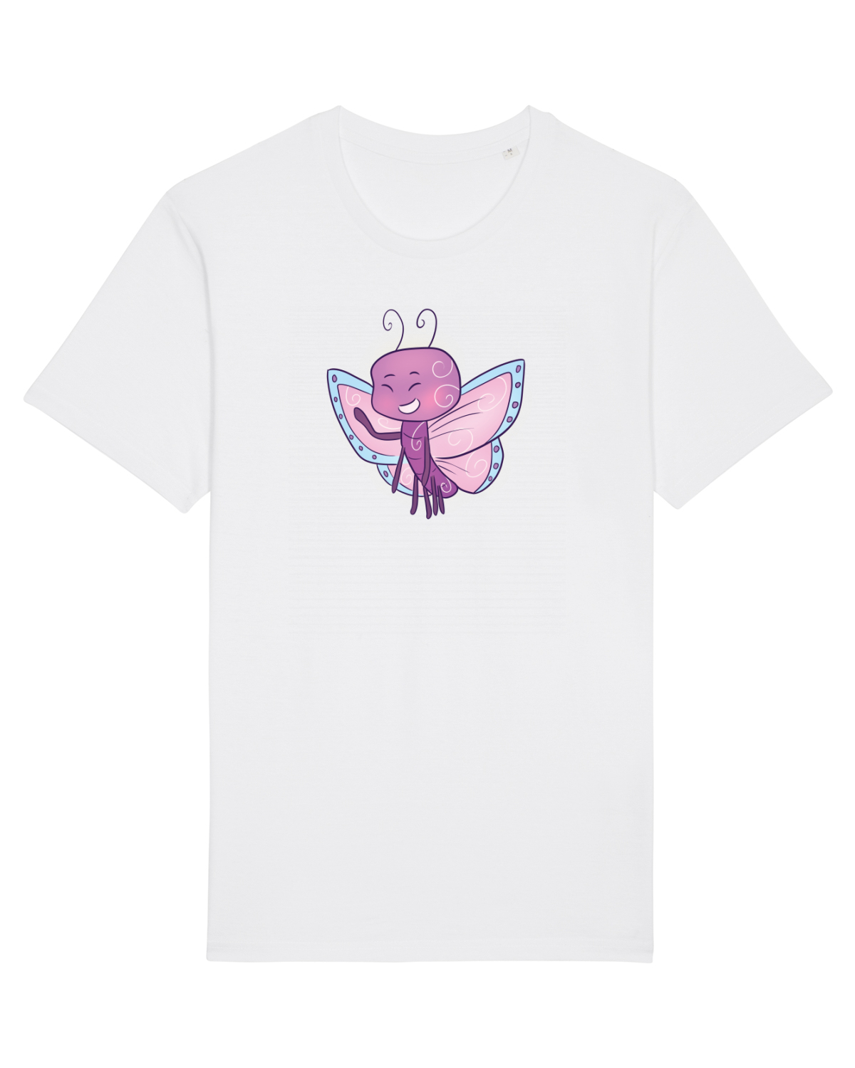 Tricou mânecă scurtă Unisex Rocker White
