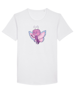 Fluturasi Pentru Copii Cute Butterflies Butterfly Tricou mânecă scurtă guler larg Bărbat Skater